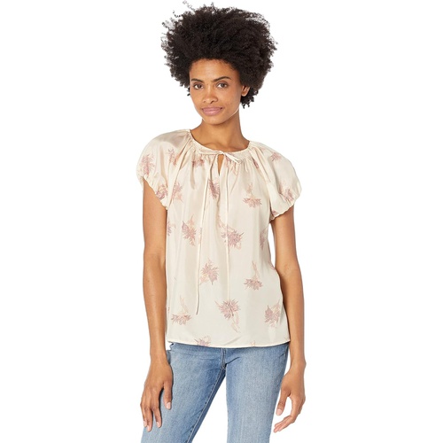  Rebecca Taylor Short Sleeve Nora Floral Blouse