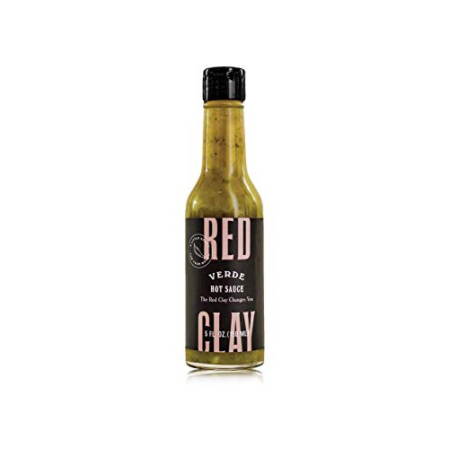  Red Clay Hot Sauce Red Clay Verde Hot Sauce, Barrel-Aged, Cold-Pressed Serrano Peppers, Cilantro, Fennel, and Onion, Gluten Free, Sustainably Sourced, Mild Heat, 5 oz