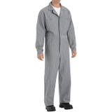 Red Kap Mens Button-Front Cotton Coverall