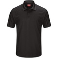 Red Kap Mens Short Sleeve Performance Knit Pocketless Coro Polo