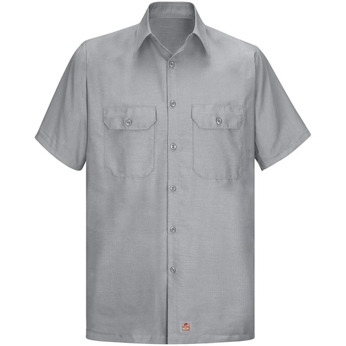  Red Kap Mens Solid Rip Stop Shirt