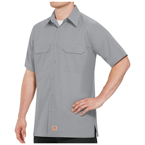  Red Kap Mens Solid Rip Stop Shirt