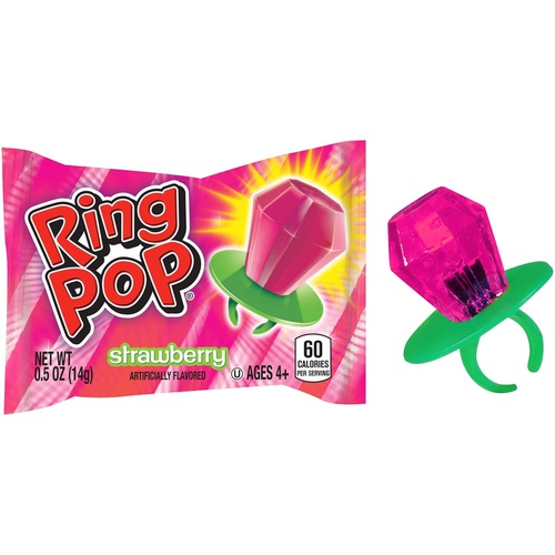  Ring Pop Individually Wrapped Bulk Lollipop Variety Party Pack  20 Count Lollipop Suckers w/ Assorted Flavors - Fun Candy for Birthdays and Celebrations