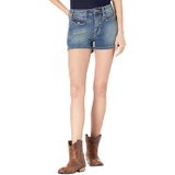 Rock and Roll Cowgirl High-Rise Denim Shorts in Medium Vintage 68H9783