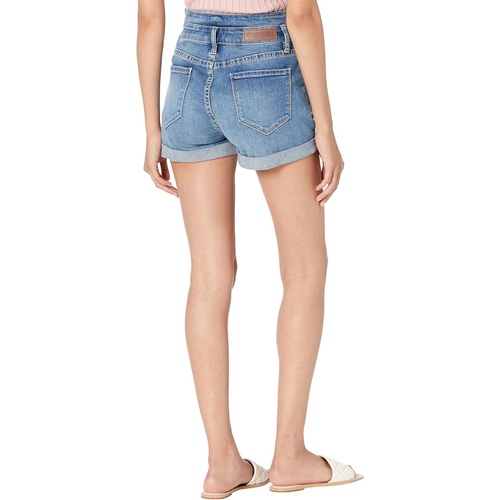  Rock and Roll Cowgirl High-Rise Denim Shorts in Medium Vintage 68H9784