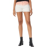Rock and Roll Cowgirl Mid-Rise Ombre Denim Shorts in Peach Ombre 68M9782