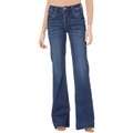 Rock and Roll Cowgirl High-Rise Trousers in Dark Wash W8H7506