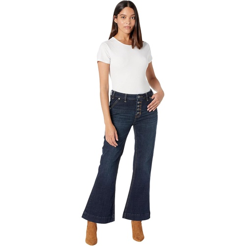  Rock and Roll Cowgirl High-Rise Trouser Jeans in Dark Wash W8H1663