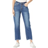 Rock and Roll Cowgirl High-Rise Cropped in Medium Wash WSC8230