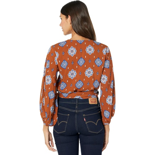  Rock and Roll Cowgirl Long Sleeve Wrap Shirt B4-1502