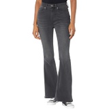 Rock and Roll Cowgirl High-Rise Flare in Charcoal WHN3530