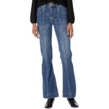 Rock and Roll Cowgirl High-Rise Trousers in Medium Wash W8H2683