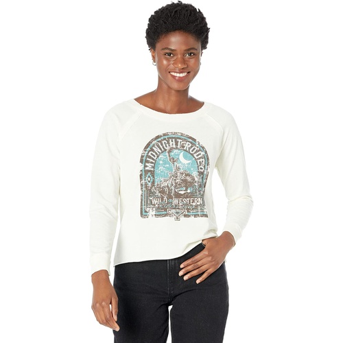  Rock and Roll Cowgirl Graphic Pullover RRWT91R051