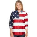 Roper L/S Stars and Stripes Pieced Flag