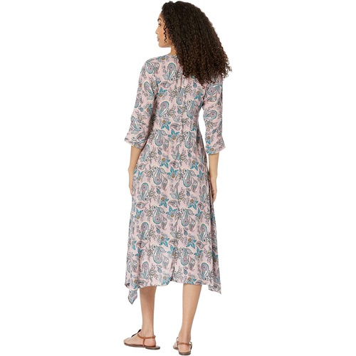 로퍼 Roper Romantic Prairie Dress in Pink Paisley Print