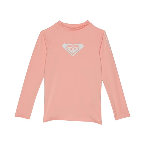 록시 Roxy Kids Whole Hearted Long Sleeve Rashguard (Toddleru002FLittle Kidsu002FBig Kids)