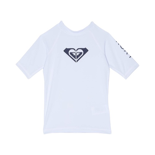 록시 Roxy Kids Whole Hearted Short Sleeve Rashguard (Toddleru002FLittle Kidsu002FBig Kids)