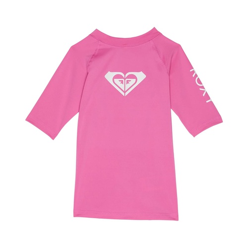 록시 Roxy Kids Whole Hearted Short Sleeve Rashguard (Toddleru002FLittle Kidsu002FBig Kids)