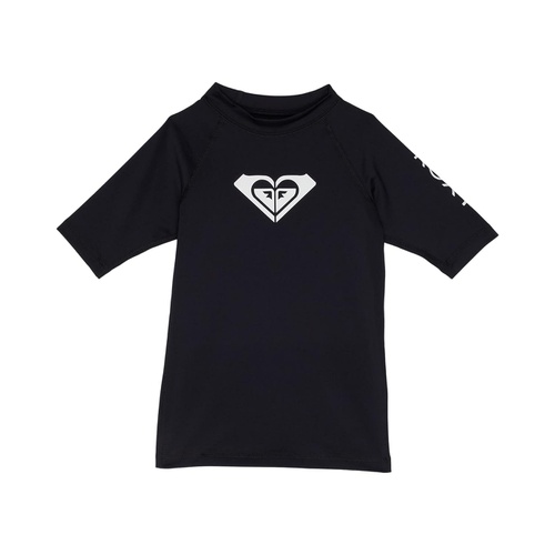 록시 Roxy Kids Whole Hearted Short Sleeve Rashguard (Toddleru002FLittle Kidsu002FBig Kids)