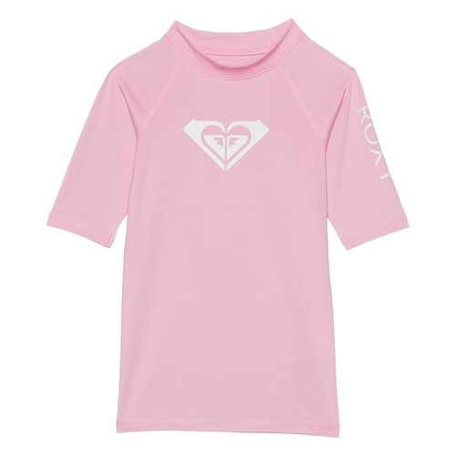 록시 Roxy Kids Whole Hearted Short Sleeve Rashguard (Toddler/Little Kids/Big Kids)