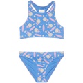 Roxy Kids Lorem Crop Top Swimsuit Set (Toddler/Little Kids/Big Kids)