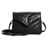 Saint Laurent Toy Loulou Quilted Leather Crossbody Bag_1000 NERO