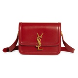 Saint Laurent Small Solferino Leather Shoulder Bag_OPYUM RED