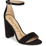 Sam Edelman Yaro Ankle Strap Sandal_BLACK SUEDE