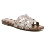 Sam Edelman Bay Genuine Calf Hair Cutout Slide Sandal_SESAME LEATHER