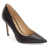 Sam Edelman Hazel Pointed Toe Pump_BLACK LEATHER