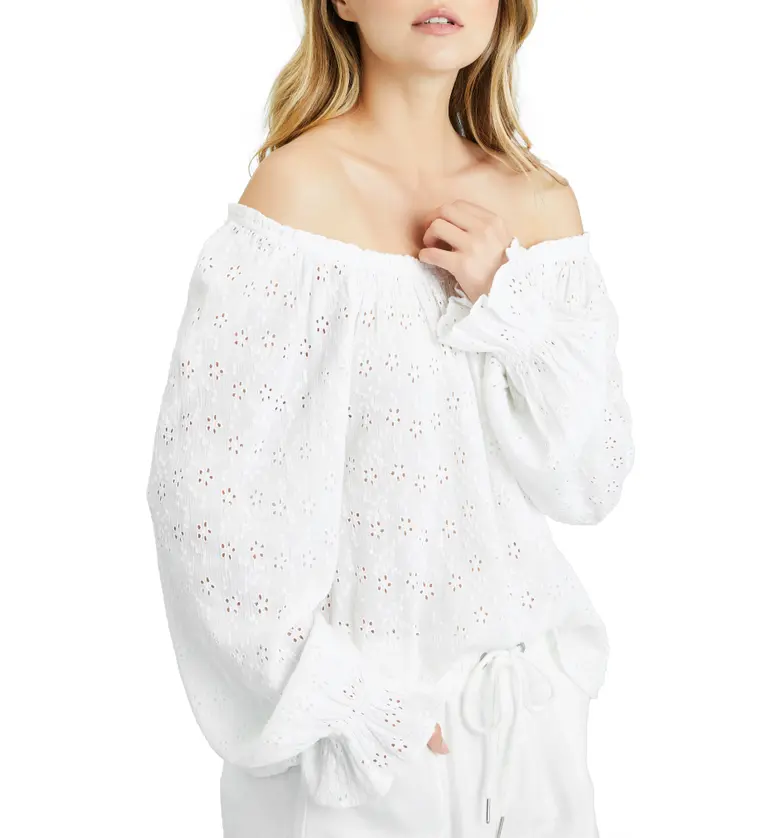 Sanctuary The Blooming Convertible Blouse_White