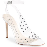 Schutz Briella Embellished Clear Ankle Strap Sandal_TRANSPARENT/ WHITE