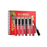 Sephora Wild Wishes Holiday Cream Lip Stain Set - always red, pink tea, rose redux, black cherry, blackberry sorbet, marvelous mauve