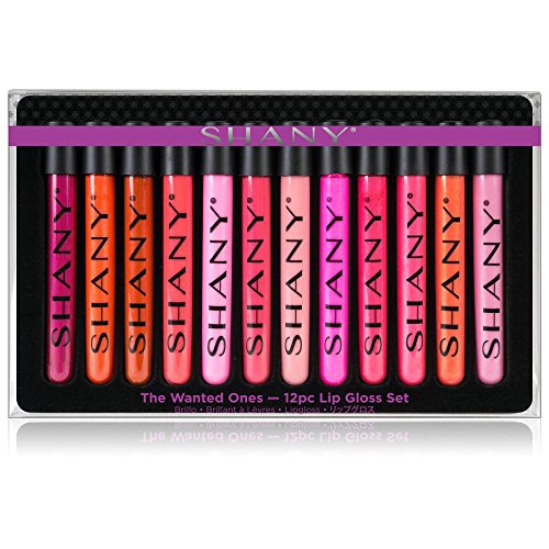  SHANY Cosmetics SHANY The Wanted Ones - 12 Piece Lip Gloss Set with Aloe Vera and Vitamin E