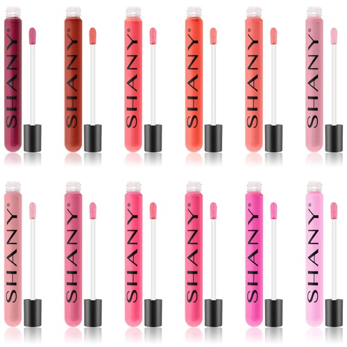  SHANY Cosmetics SHANY The Wanted Ones - 12 Piece Lip Gloss Set with Aloe Vera and Vitamin E