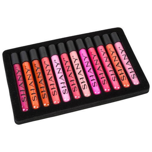  SHANY Cosmetics SHANY The Wanted Ones - 12 Piece Lip Gloss Set with Aloe Vera and Vitamin E