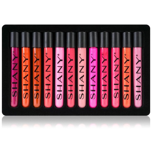  SHANY Cosmetics SHANY The Wanted Ones - 12 Piece Lip Gloss Set with Aloe Vera and Vitamin E