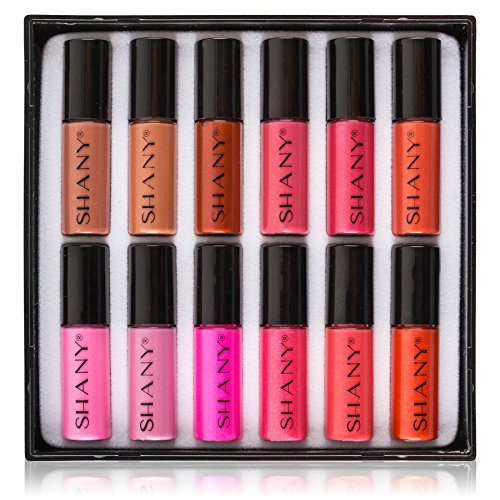  SHANY Cosmetics SHANY All That She Wants - Set of 12 Matte, Pearl, and Shimmer Mini Lipgloss Set