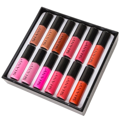  SHANY Cosmetics SHANY All That She Wants - Set of 12 Matte, Pearl, and Shimmer Mini Lipgloss Set