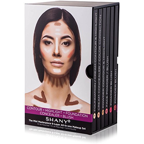  SHANY Cosmetics SHANY The Mini Masterpiece 6 Layers Foundation, Concealer, Camouflage, Contour, Blush Palette
