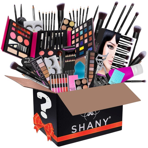  SHANY Cosmetics SHANY Gift Surprise - AMAZON EXCLUSIVE - All in One Makeup Bundle - Includes Pro Makeup Brush Set, Eyeshadow Palette,Makeup Set or Lipgloss Set and etc. - COLORS & SELECTION VARY