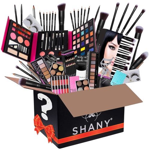  SHANY Cosmetics SHANY Gift Surprise - AMAZON EXCLUSIVE - All in One Makeup Bundle - Includes Pro Makeup Brush Set, Eyeshadow Palette,Makeup Set or Lipgloss Set and etc. - COLORS & SELECTION VARY