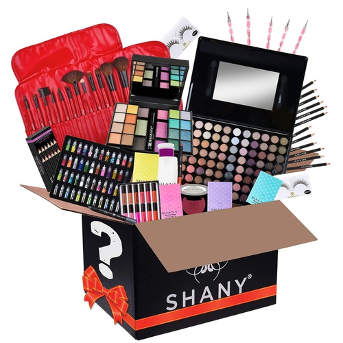  SHANY Cosmetics SHANY Gift Surprise - AMAZON EXCLUSIVE - All in One Makeup Bundle - Includes Pro Makeup Brush Set, Eyeshadow Palette,Makeup Set or Lipgloss Set and etc. - COLORS & SELECTION VARY