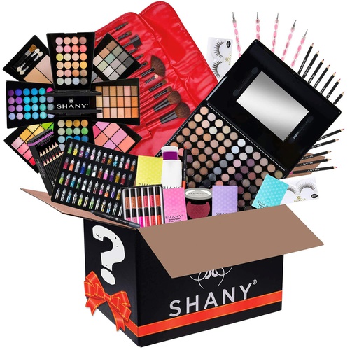  SHANY Cosmetics SHANY Gift Surprise - AMAZON EXCLUSIVE - All in One Makeup Bundle - Includes Pro Makeup Brush Set, Eyeshadow Palette,Makeup Set or Lipgloss Set and etc. - COLORS & SELECTION VARY