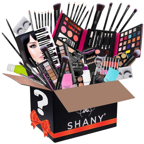  SHANY Cosmetics SHANY Gift Surprise - AMAZON EXCLUSIVE - All in One Makeup Bundle - Includes Pro Makeup Brush Set, Eyeshadow Palette,Makeup Set or Lipgloss Set and etc. - COLORS & SELECTION VARY