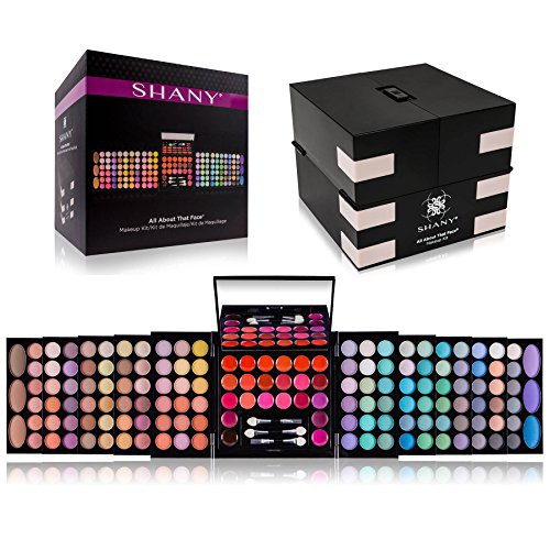  SHANY Cosmetics SHANY All About That Face Makeup Kit - All in one Makeup Kit - Eye Shadows, Lip Colors & More.