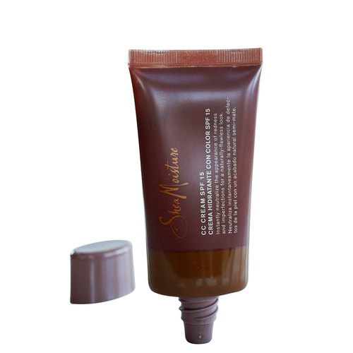  SheaMoisture ALL IN ONE CC Cream SPF 15 (2 PACK) - Primes, Corrects, Moisturizes, Brightens, Conditions and Protects WITHOUT CLOGGING PORES! (Medium) (3.4oz)