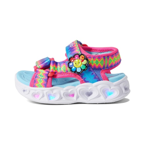 스케쳐스 SKECHERS KIDS Sport Lighted - Heart Lights Sandals 302675N (Toddler)