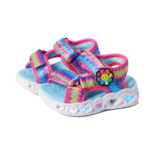 스케쳐스 SKECHERS KIDS Sport Lighted - Heart Lights Sandals 302675N (Toddler)