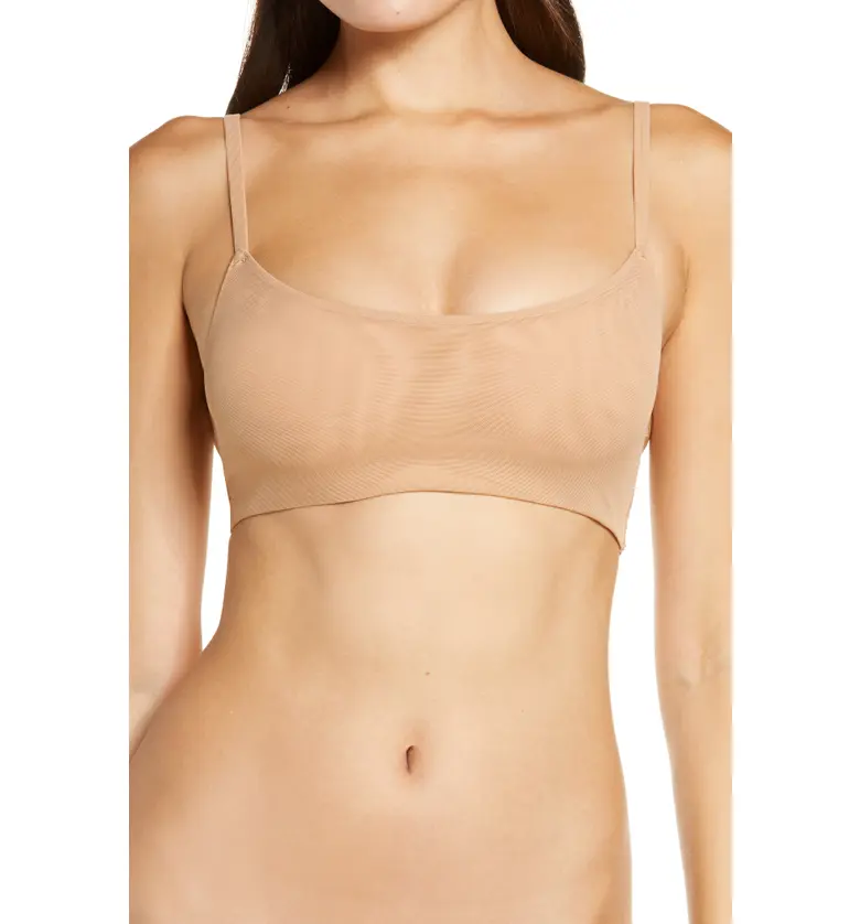 SKIMS Mesh Scoop Bralette_OCHRE